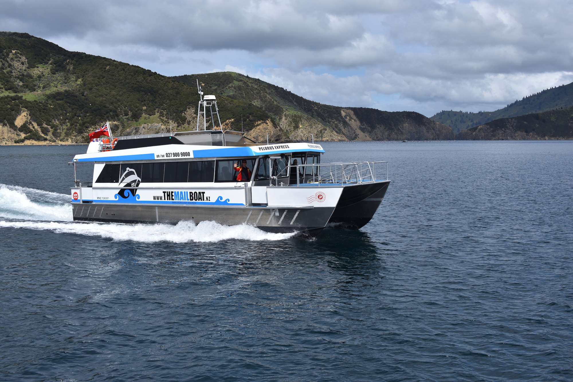 Pelorus Mail Boat Cruise and Tour Marlborough New Zealand